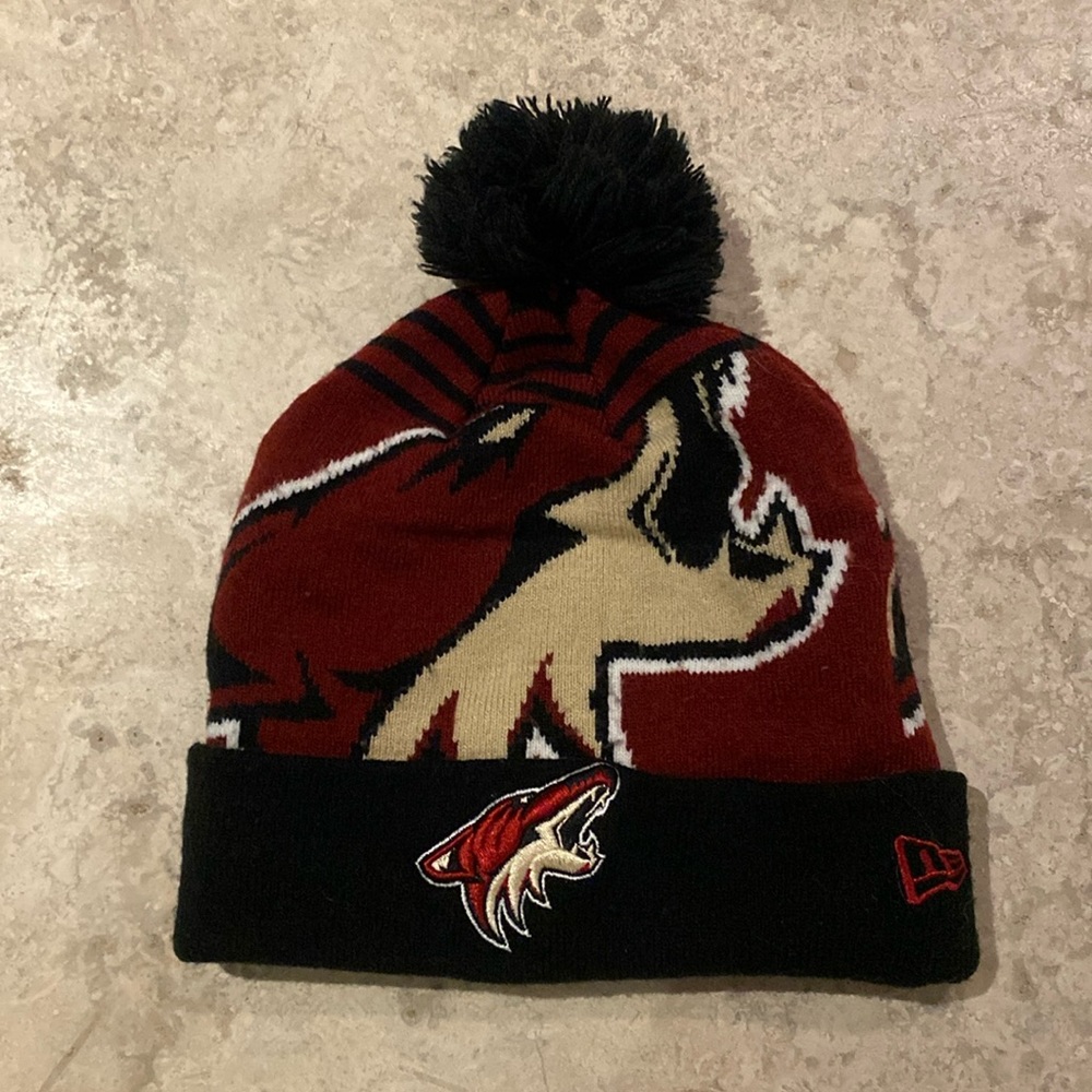Arizona Coyotes beenie with Pom Pom